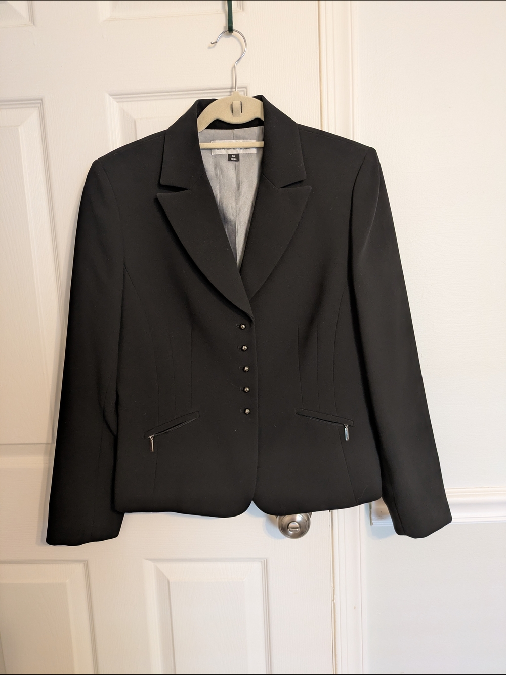 Tahari ASL Black Women's Tailored Blazer